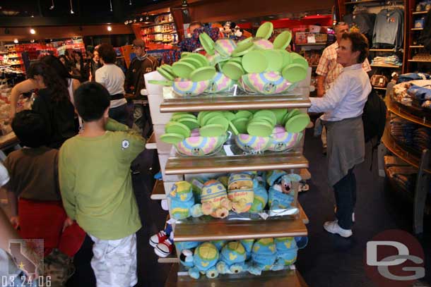 Easter merchandise is out, seems out of place in Tomorrowland to me.