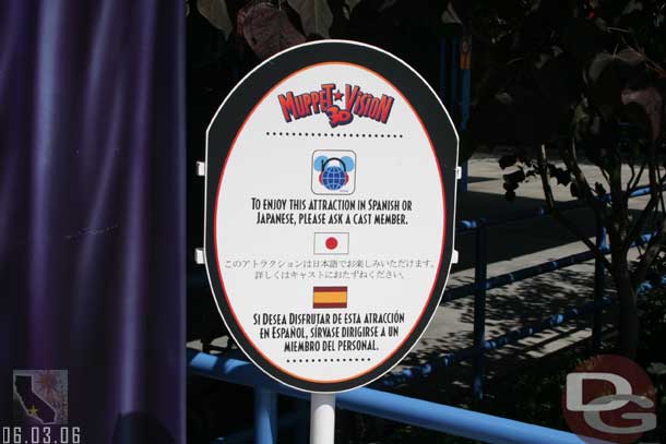 First time I noticed this sign near Muppets