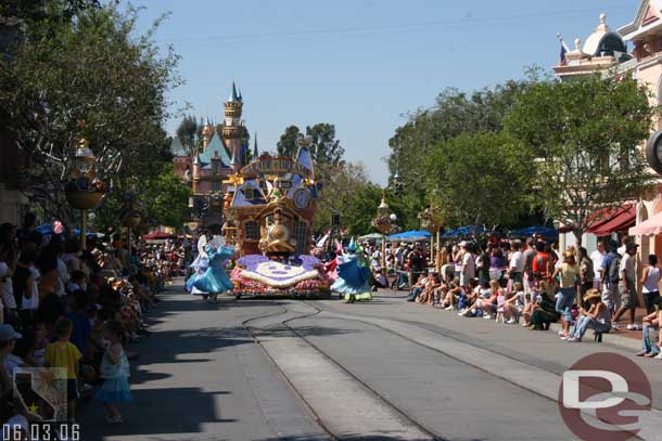 Here comes the afternoon parade