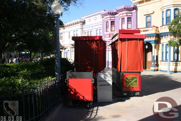 Makes sense to me.. the hottest day of the year so far and the frozen lemonade stand is closed at DCA