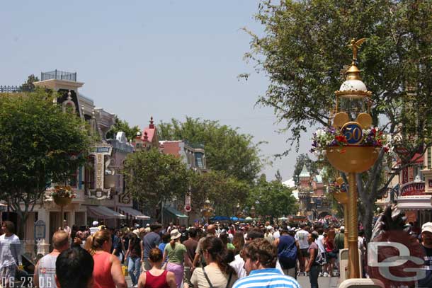 Looking down Main Street