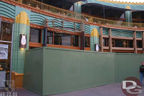 Work continues on the new Downtown Disney store