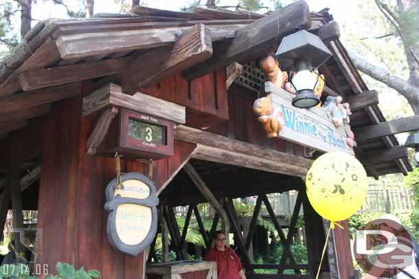 No one across the way at Pooh.