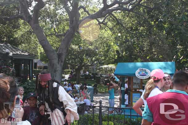 The Vacation Club cart is directly behind him, wonder if that was on purpose.