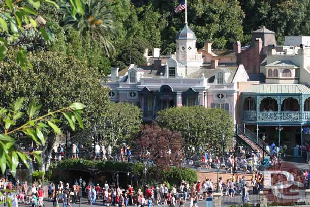 Looking toward Pirates from the treehouse