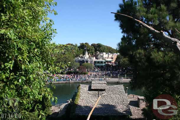 This has to be an amazing view for Mickey during Fantasmic (he is down on the trap door in front of us)