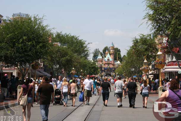 Looking down Main Street not too bad