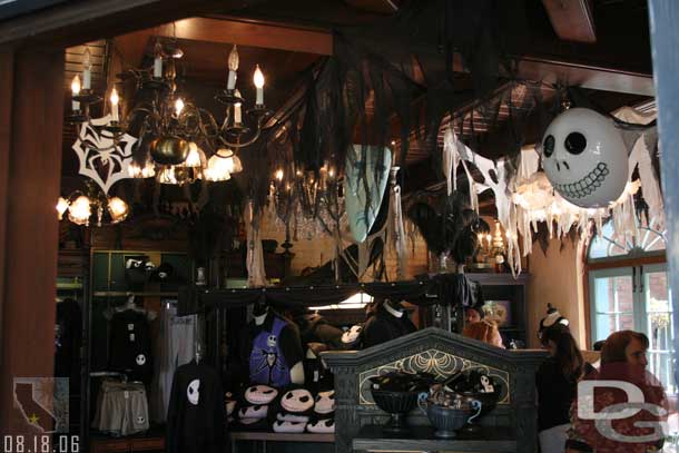 The old Christmas store in NOS that became a Pirates store is now a Nightmare Before Christmas store