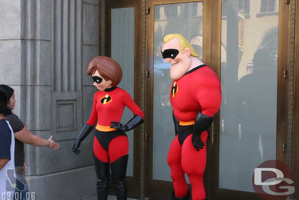 The Incredibles out for pictures