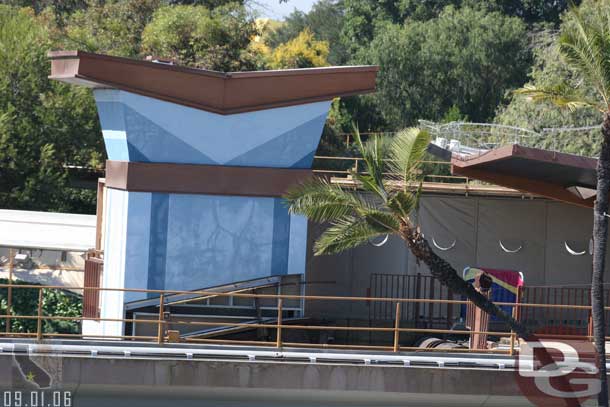 As are the speed ramps that led to the monorail platform