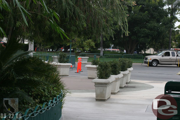 Looks like some new planters near the DD Valet spot