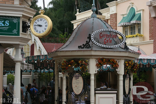 Fall decorations are showing up in more places too, the Halloweentime festivities kick off next weekend