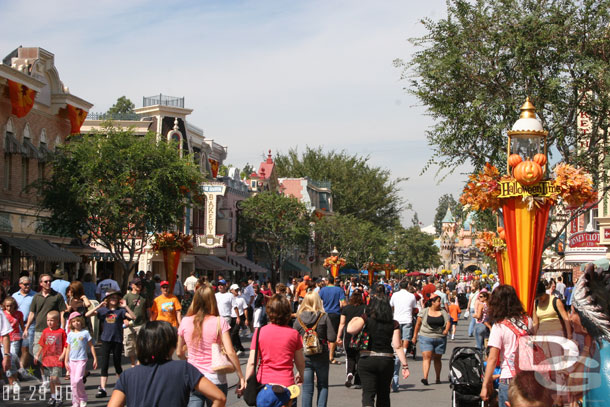 Looking down Main Street