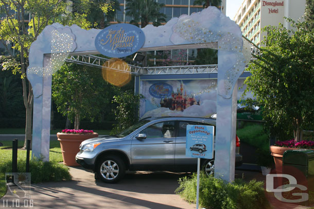 The front of the Honda contest area