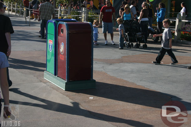 A lamp post gone for rehab
