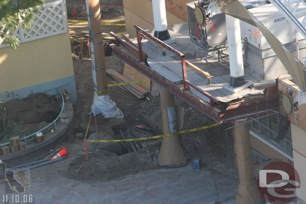 A look at the demo work as the Midway Mania work progresses..  check our construction progress section Sunday for more shots