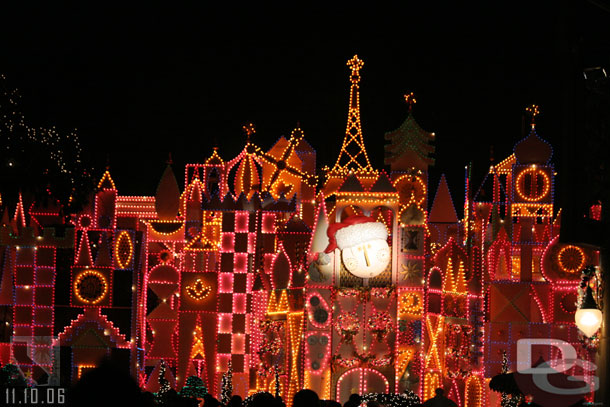 A shot of Small World, no projector show this year
