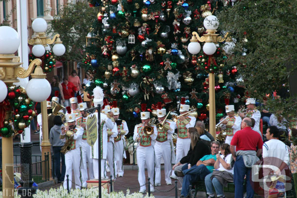The Flag Retreat (the band had a different costume on this week