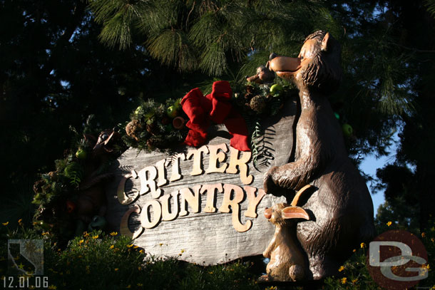 Now some shots of Critter Country