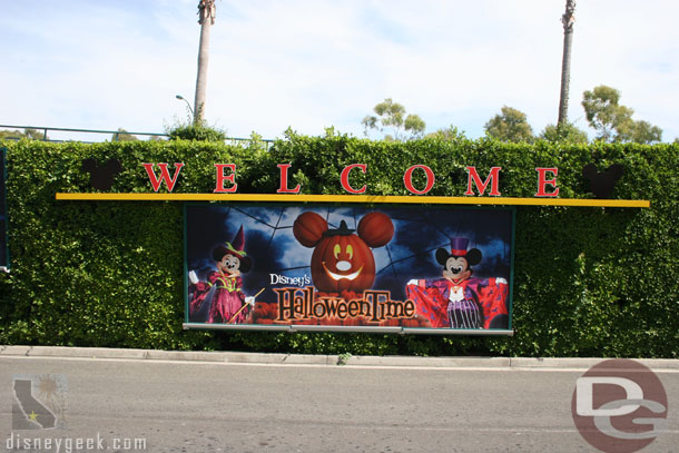 Upon arriving at the Resort you were greeted with billboards for the season.