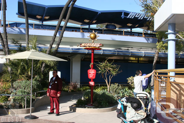 The entrance to the Monorail