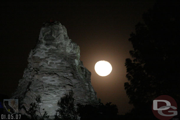 The rising moon and the Matterhorn looked really cool but I could not get a good picture.. so here is one of the Matterhorn