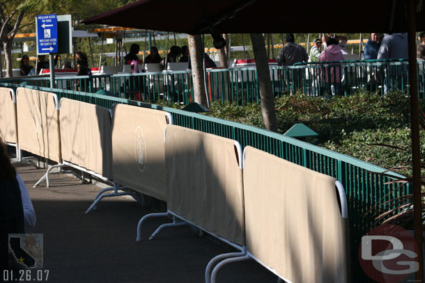 They are painting the railings at the tram stop