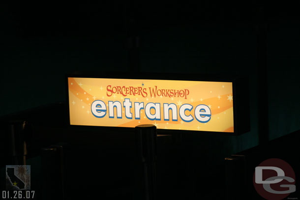 This is the sign on the turnstyles