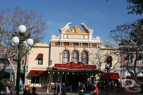 The last remaining signs of the 50th, the 50 Magical Years show is still playing, wonder when or if Abe will return.