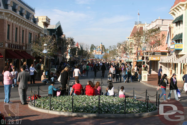 Looking down Main Street