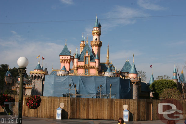 They are repainting the castle