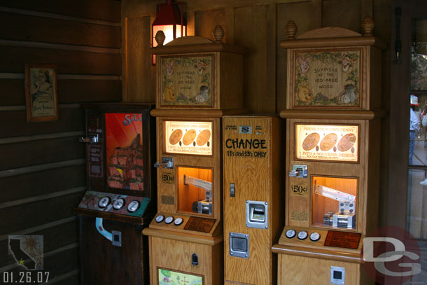 Never noticed how many pressed coin machines were crammed out in Critter Country