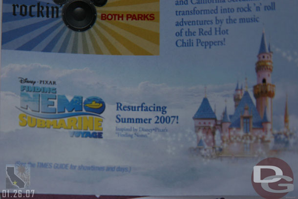 Saw an ad for Nemo in the guidebooks