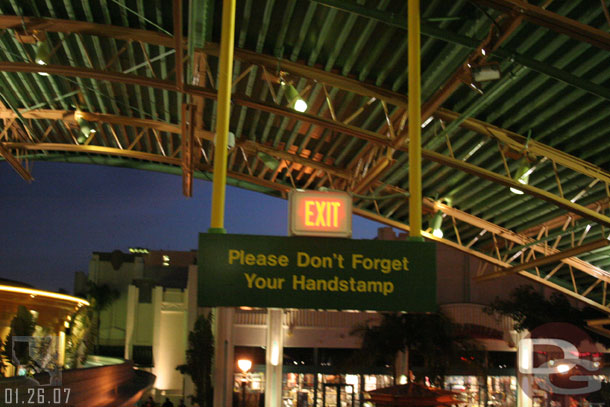 Heading into Downtown Disney