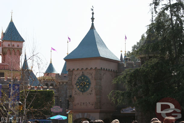 They painting of the Once Upon a Time store is now complete