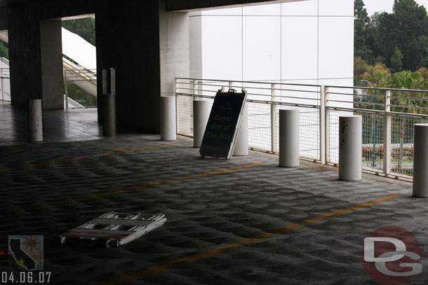 No car of the day in the spot near the escalators, wonder if they are using these spots or not, I have never seen one parked here