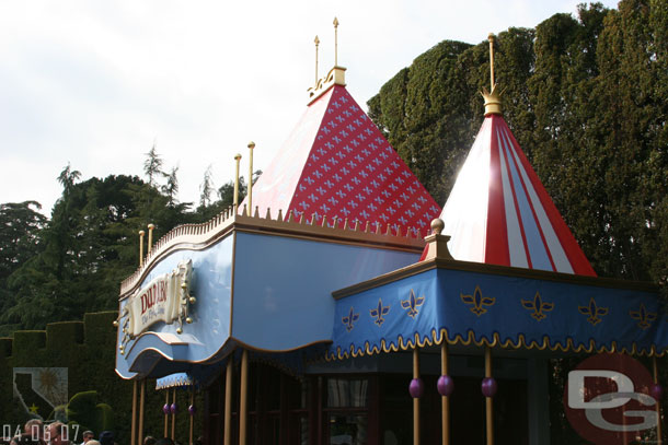 The work on the pipe organ by Dumbo is finished