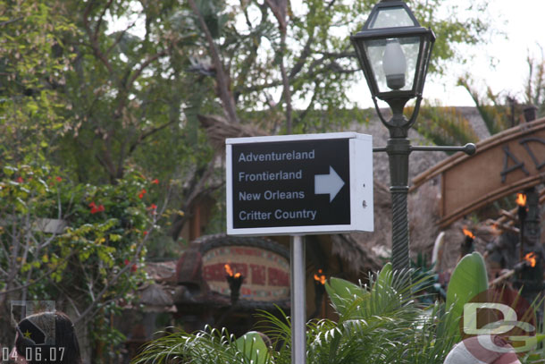 They had crowd control measures in place, Adventureland was exit only