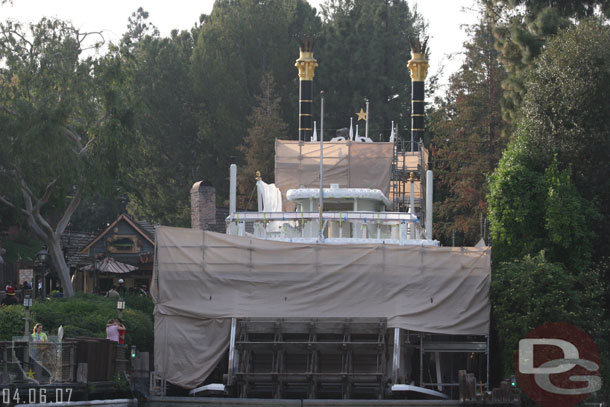 The Mark Twain is still down for rehab