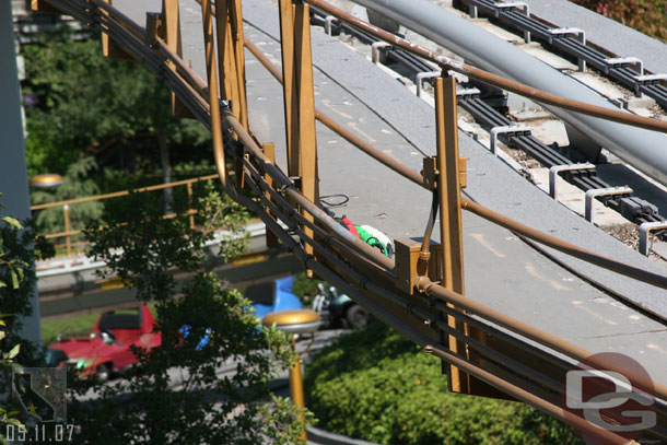 Noticed this plug on the People Mover track