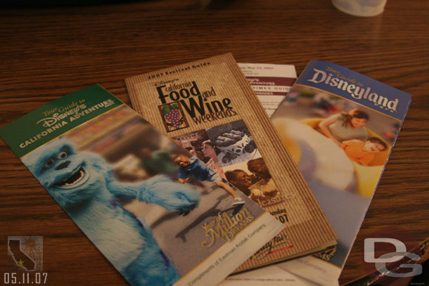 I forgot to include a shot of the new guidemaps last visit, so here they are