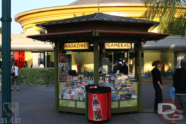 A new magazine kiosk