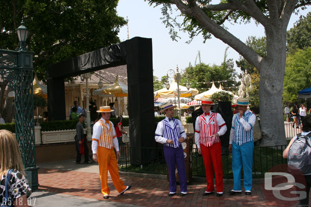 The Dapper Dans performing