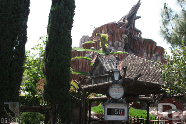 Splash Mountain was running again (even though the website still listed it as closed)