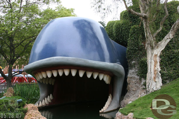 The tarps around Monstro are down, and he looks good as new