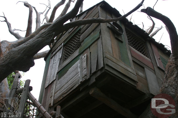 Next up to the treehouse