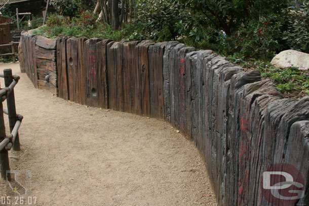 The retaining walls have been redone along this trail near the Smugglers Cove