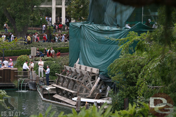 Work continues on the Mark Twain and its extended rehab too