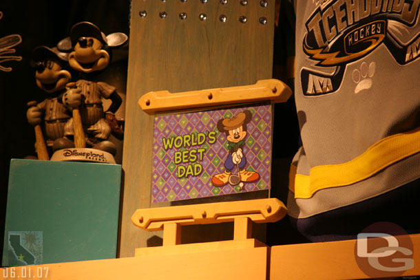 Remember Fathers day is coming up.. World of Disney had out several signs