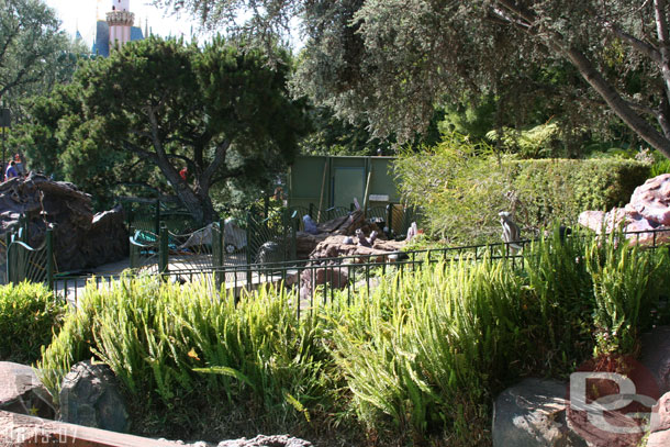 King Tritons fountains are drained and walled off